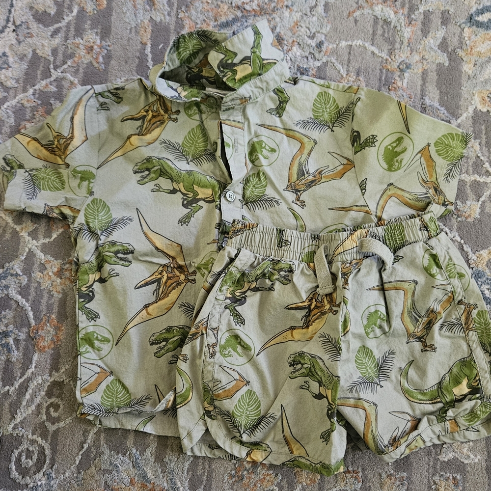 Jurassic Park Outfit Toddler Boy's 4T